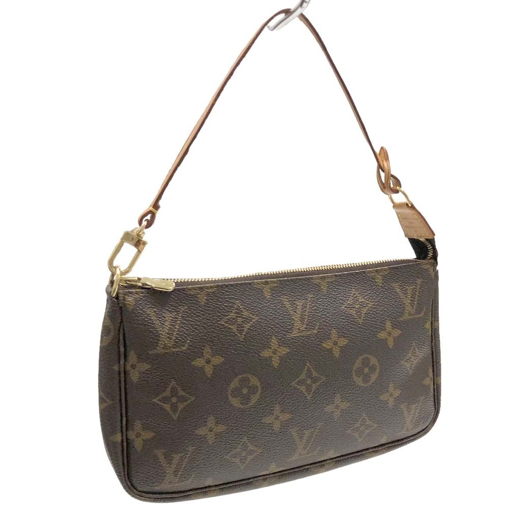 Louis Vuitton Accessoires Monogram Accessory Handbag Bag Brown